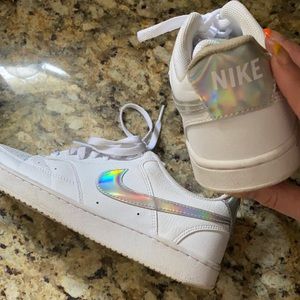 Nike Court Vision Holographic Tennis Shoes